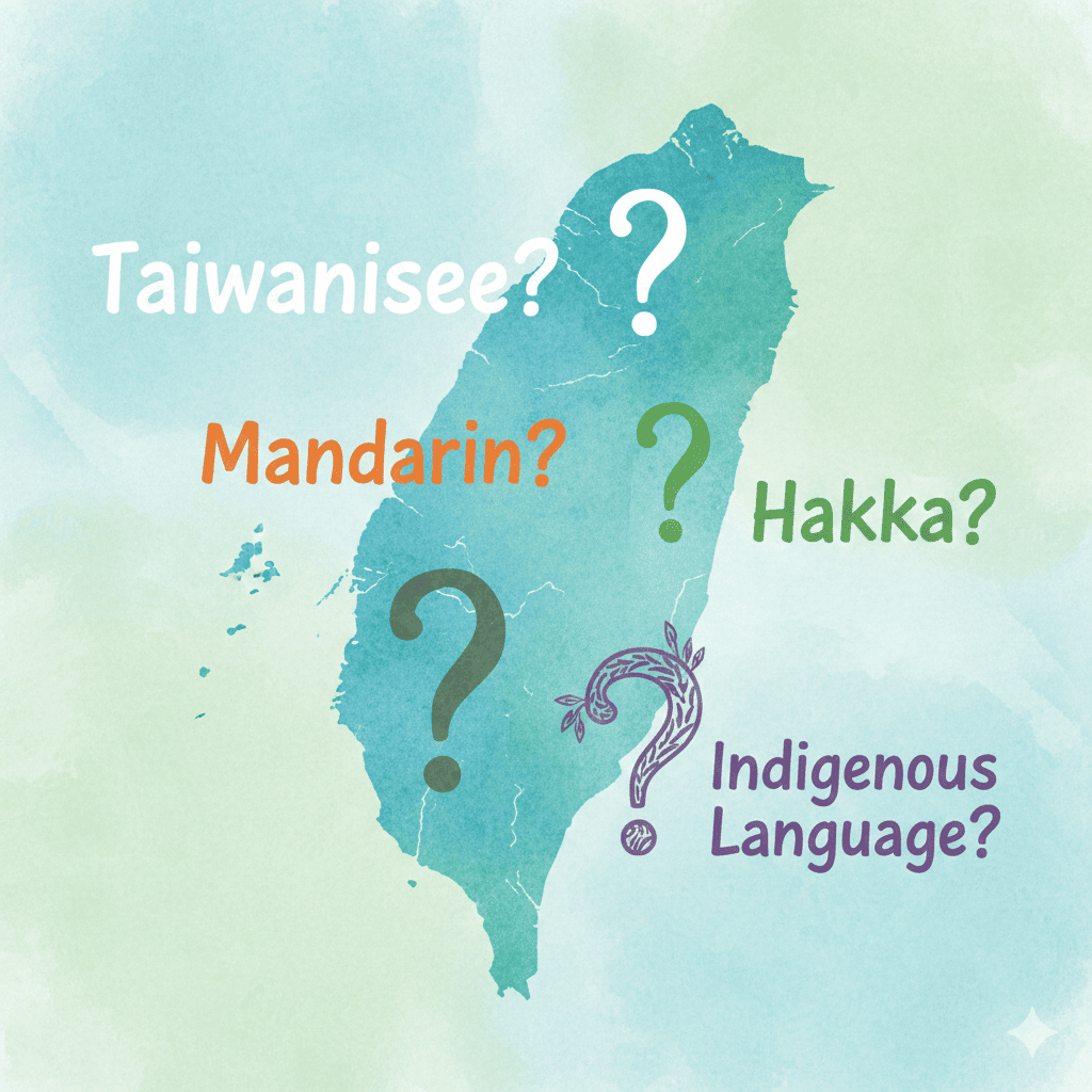 Languages of Taiwan Illustration