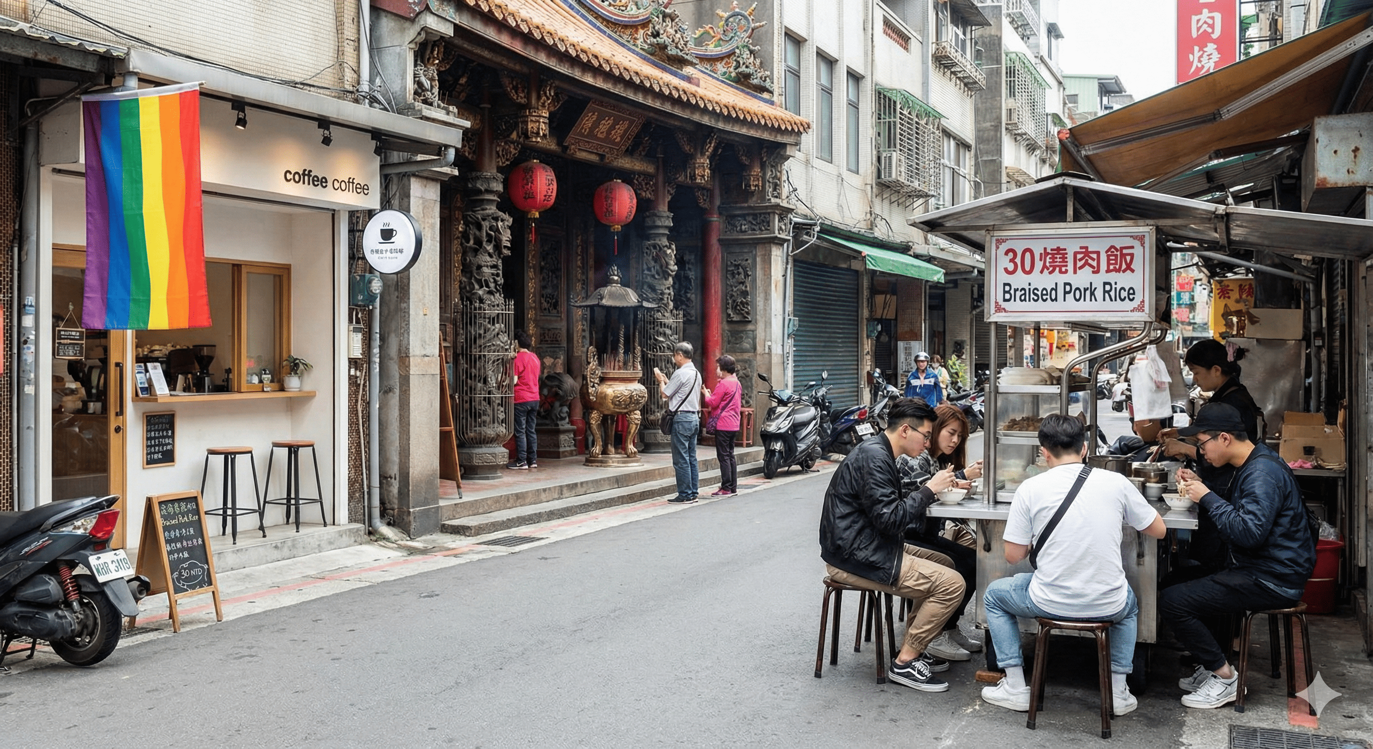 Common street scenery