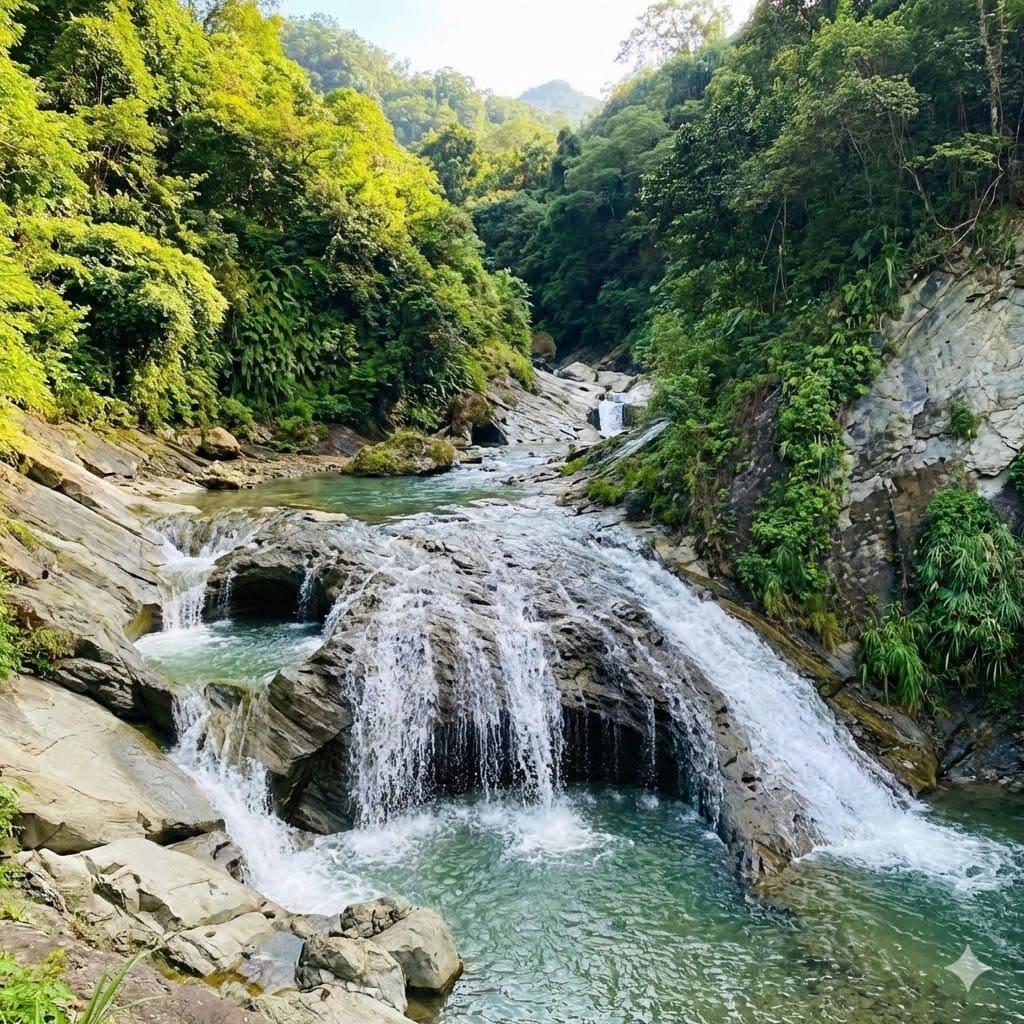 아라시 경사 폭포 (阿拉溪斜瀑群)